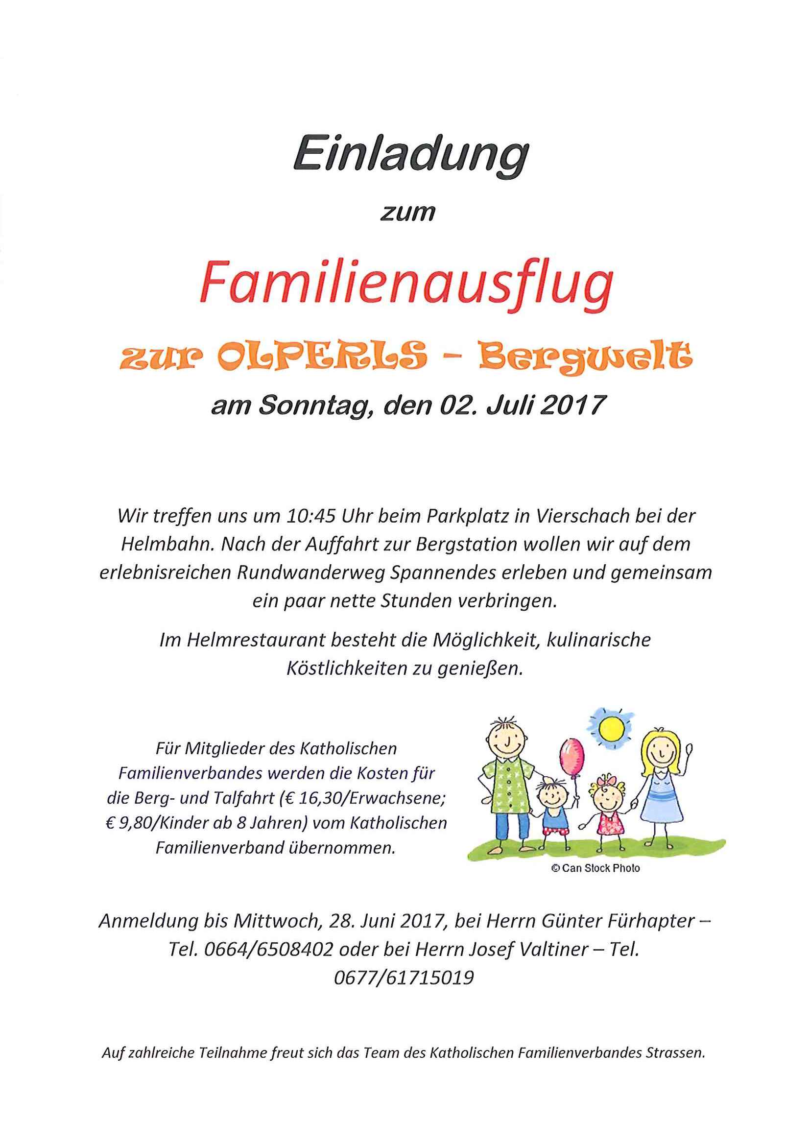Familienausflug Kath.Fam.Verband Bild