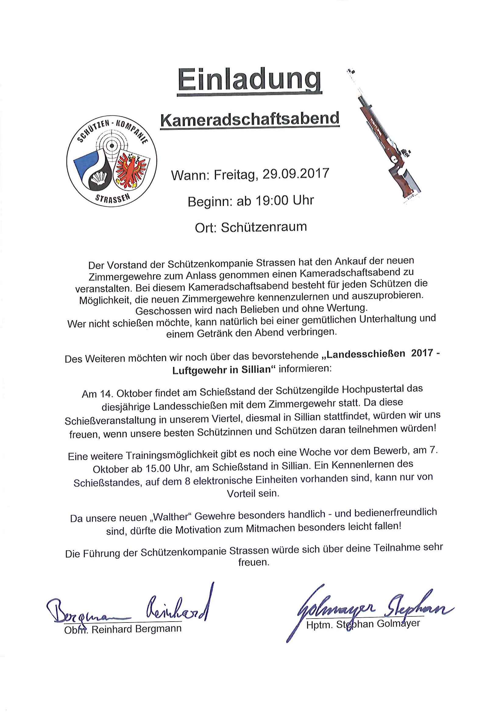 Schtzen Kameradschaftsabend