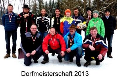 Dorfmeisterschaft 2013 - Eisstockschießen