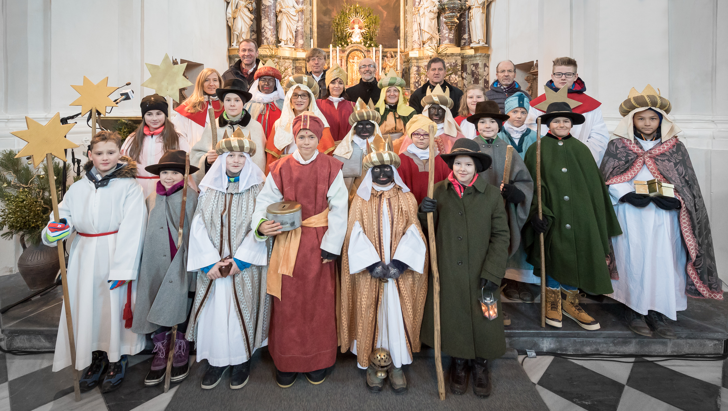 Sternsinger in Strassen