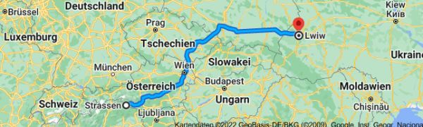 Nachbarschaftshilfe über 1.200 km oder 14 Stunden Fahrzeit