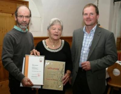 Ehrung für Waltraud Mair