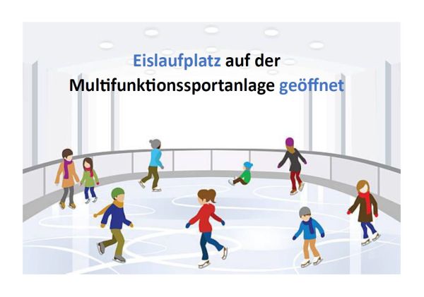 Eislaufplatz geöffnet