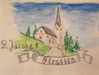 St. Jakobskirche - Aquarell