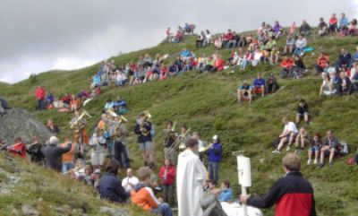 Bergmesse auf der Fronstadler Alm