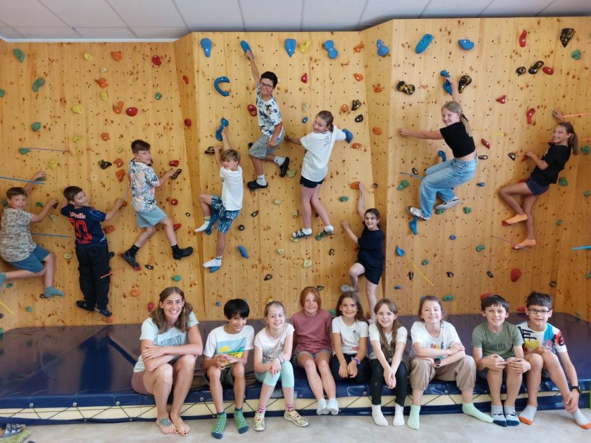 Bouldern in der Volksschule