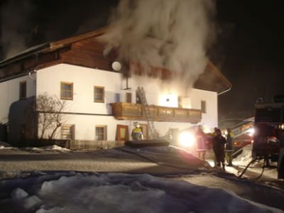 Bauernhausbrand in Arnbach