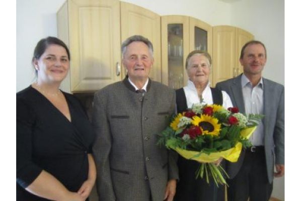 Martha und Alfred Webhofer feiern goldene Hochzeit